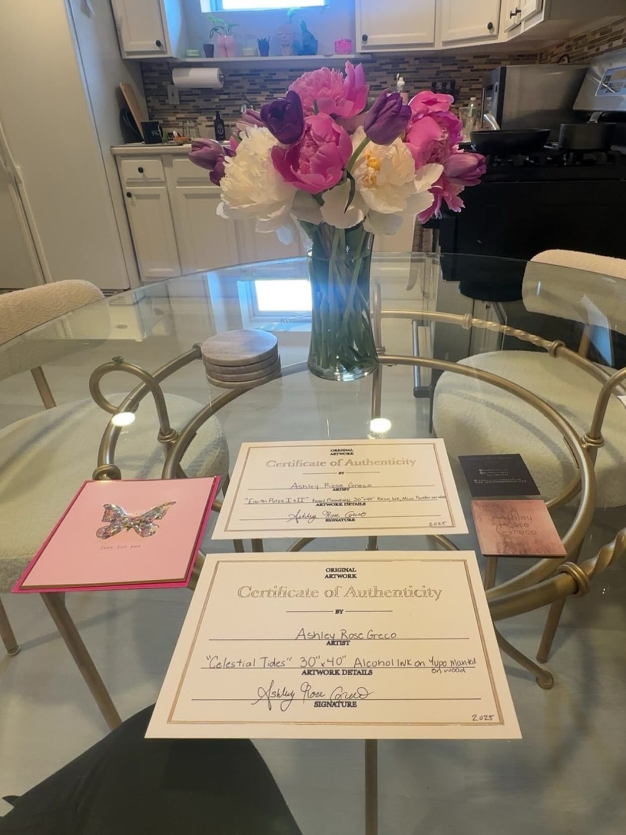 “Earth Pulse I & II” and “Celestial Tides”