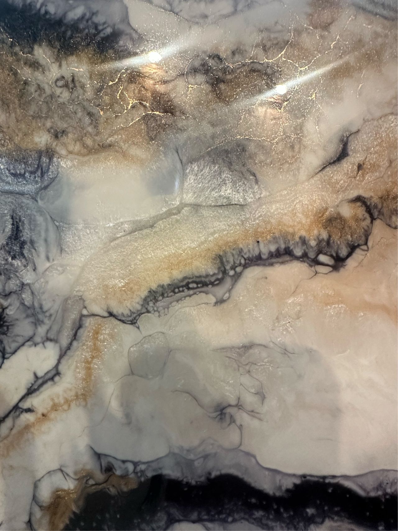 “Earth Pulse I & II” and “Celestial Tides”